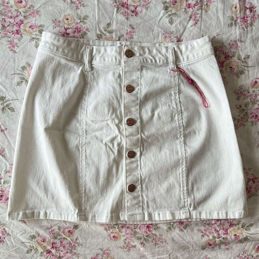 Celebrity Pink White Mini Skirt